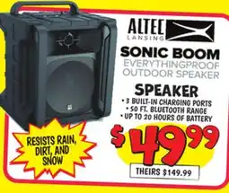 Ollie's ALTEC SPEAKER offer
