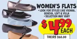 Ollie's WOMEN'S FLATS offer