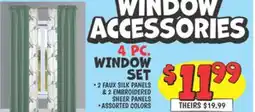 Ollie's WINDOW ACCESSORIES offer