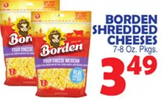 Bravo Supermarkets BORDEN SHREDDED CHEESES offer