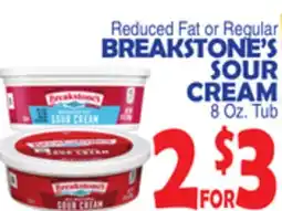 Bravo Supermarkets BREAKSTONE'S SOUR CREAM offer