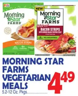 Bravo Supermarkets MORNING STAR FARMS VEGETARIAN MEALS offer