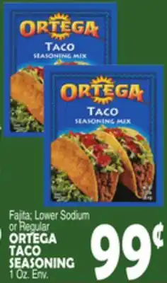 Bravo Supermarkets ORTEGA TACO SEASONING offer