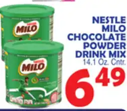 Bravo Supermarkets NESTLE MILO CHOCOLATE POWDER DRINK MIX offer