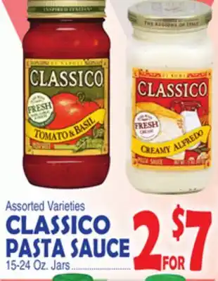 Bravo Supermarkets CLASSICO PASTA SAUCE offer