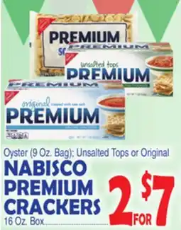 Bravo Supermarkets NABISCO PREMIUM CRACKERS offer