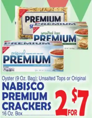 Bravo Supermarkets NABISCO PREMIUM CRACKERS offer