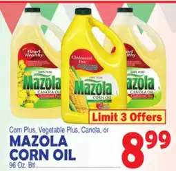 Bravo Supermarkets MAZOLA CORN OIL offer