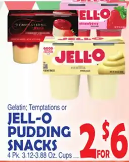Bravo Supermarkets JELL-O PUDDING SNACKS offer