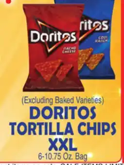 Bravo Supermarkets DORITOS TORTILLA CHIPS XXL offer