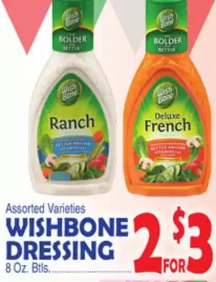Bravo Supermarkets WISHBONE DRESSING offer