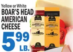 Bravo Supermarkets BOAR'S HEAD AMERICAN CHEESE offer