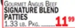 Bravo Supermarkets SIGNATURE BLEND PATTIES offer