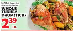 Bravo Supermarkets WHOLE TURKEY DRUMSTICKS offer