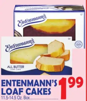 Bravo Supermarkets ENTENMANN'S LOAF CAKES offer