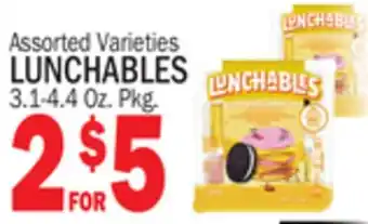 Bravo Supermarkets LUNCHABLES offer