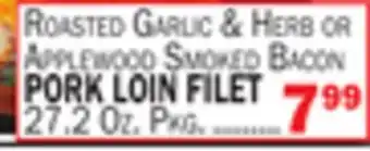 Bravo Supermarkets PORK LOIN FILET offer