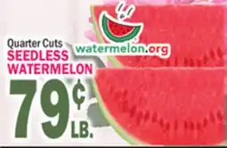 Bravo Supermarkets SEEDLESS WATERMELON offer