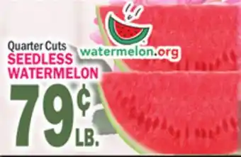 Bravo Supermarkets SEEDLESS WATERMELON offer