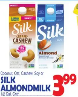 Bravo Supermarkets SILK ALMONDMILK offer