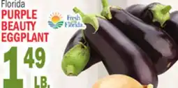 Bravo Supermarkets FRESH FROM FLORIDA PURPLE BEAUTY EGGPLANT offer
