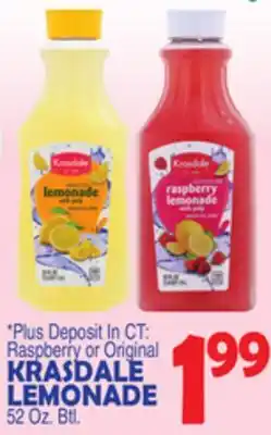 Bravo Supermarkets KRASDALE LEMONADE offer