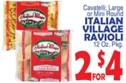 Bravo Supermarkets ITALIAN VILLAGE RAVIOLI offer