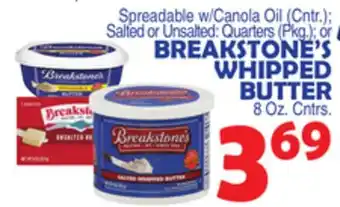 Bravo Supermarkets BREAKSTONE'S WHIPPED BUTTER offer