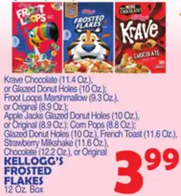 Bravo Supermarkets KELLOGG'S FROSTED FLAKES offer