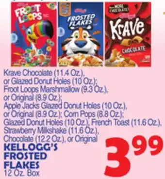 Bravo Supermarkets KELLOGG'S FROSTED FLAKES offer