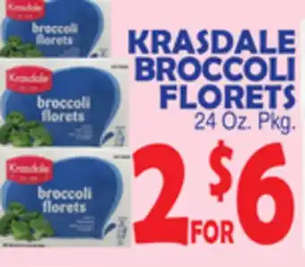 Bravo Supermarkets KRASDALE BROCCOLI FLORETS offer