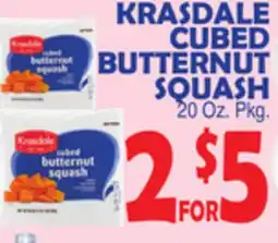 Bravo Supermarkets KRASDALE CUBED BUTTERNUT SQUASH offer