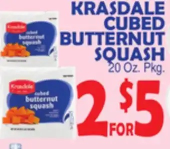 Bravo Supermarkets KRASDALE CUBED BUTTERNUT SQUASH offer
