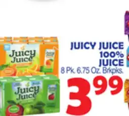Bravo Supermarkets JUICY JUICE 100% JUICE offer