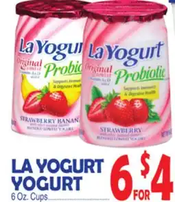 Bravo Supermarkets LA YOGURT YOGURT offer