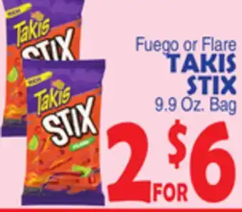Bravo Supermarkets TAKIS STIX offer
