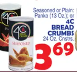 Bravo Supermarkets 4C BREAD CRUMBS offer