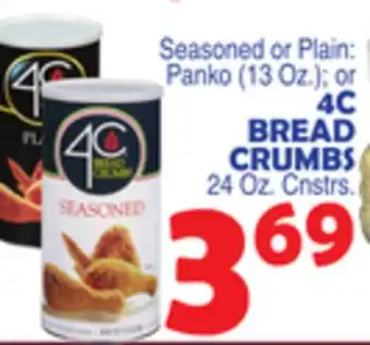 Bravo Supermarkets 4C BREAD CRUMBS offer