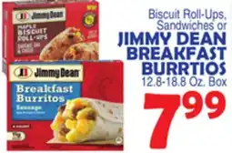 Bravo Supermarkets JIMMY DEAN BREAKFAST BURRITOS offer