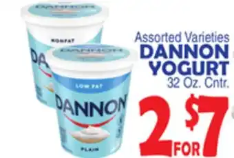 Bravo Supermarkets DANNON YOGURT offer
