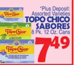 Bravo Supermarkets TOPO CHICO SABORES offer