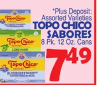 Bravo Supermarkets TOPO CHICO SABORES offer