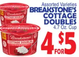 Bravo Supermarkets BREAKSTONE'S COTTAGE DOUBLES offer