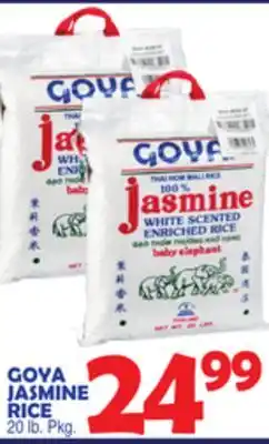 Bravo Supermarkets GOYA JASMINE RICE offer