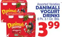 Bravo Supermarkets DANIMALS YOGURT DRINKS offer