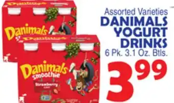 Bravo Supermarkets DANIMALS YOGURT DRINKS offer