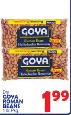 Bravo Supermarkets GOYA ROMAN BEANS offer