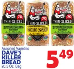 Bravo Supermarkets DAVE'S KILLER BREAD offer