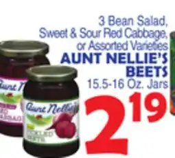 Bravo Supermarkets AUNT NELLIE'S BEETS offer