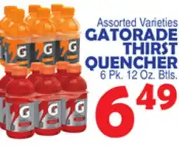 Bravo Supermarkets GATORADE THIRST QUENCHER offer